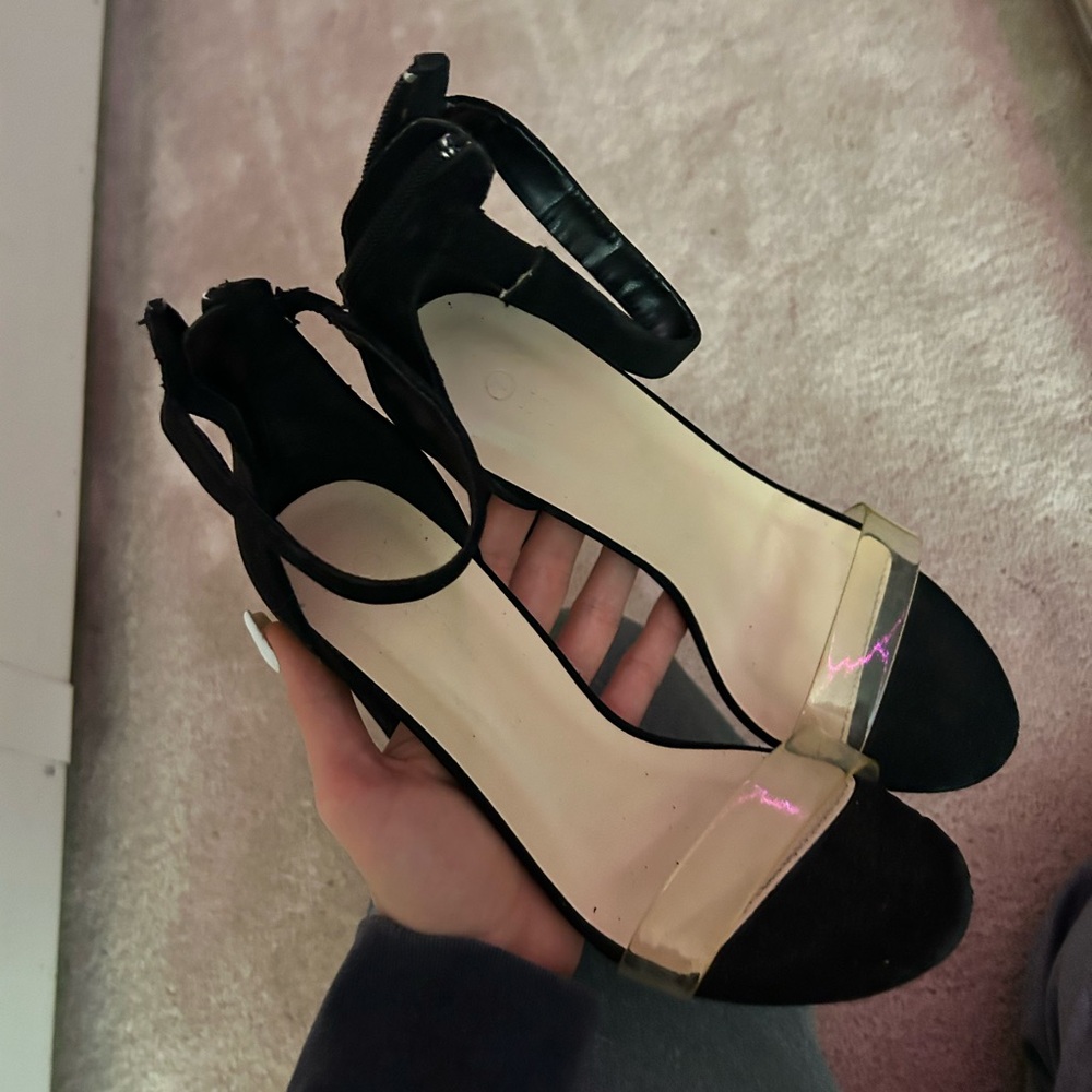black heels